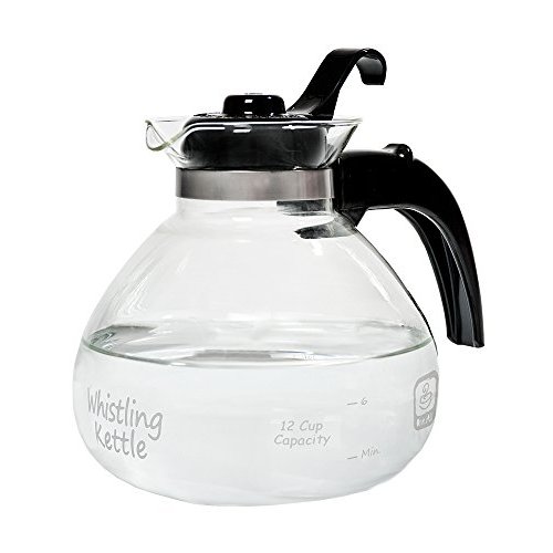 Medelco Clear Glass 6 Pt Tea Kettle