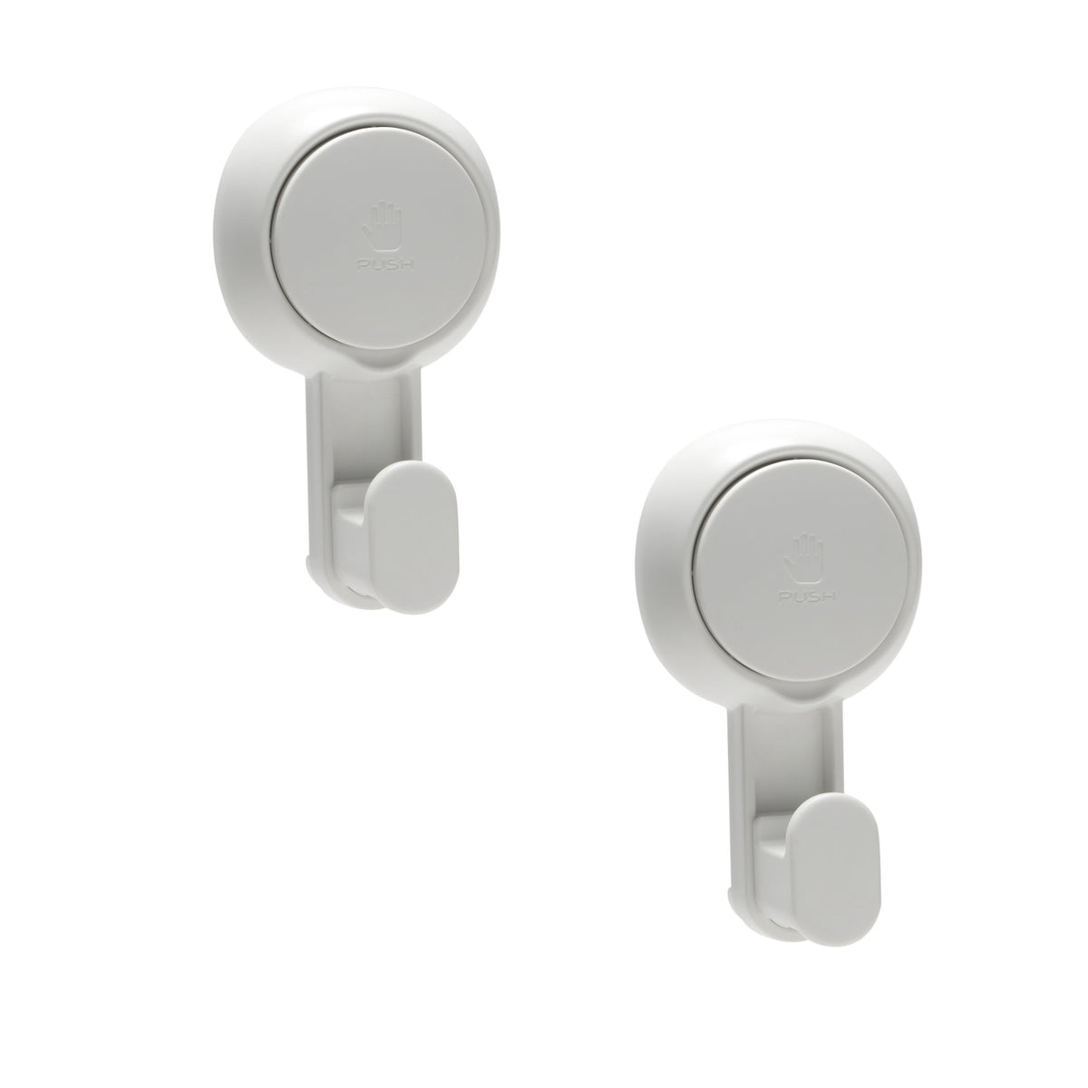 Bath Bliss 2 Pack Gel-Suction Power Hooks - 4.5 X 2.5 X 1.7