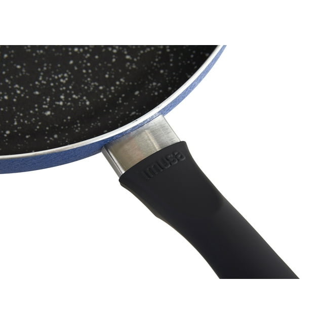 Imusa Stone Fry Pan 9.5in Blue- 26x5.4cm