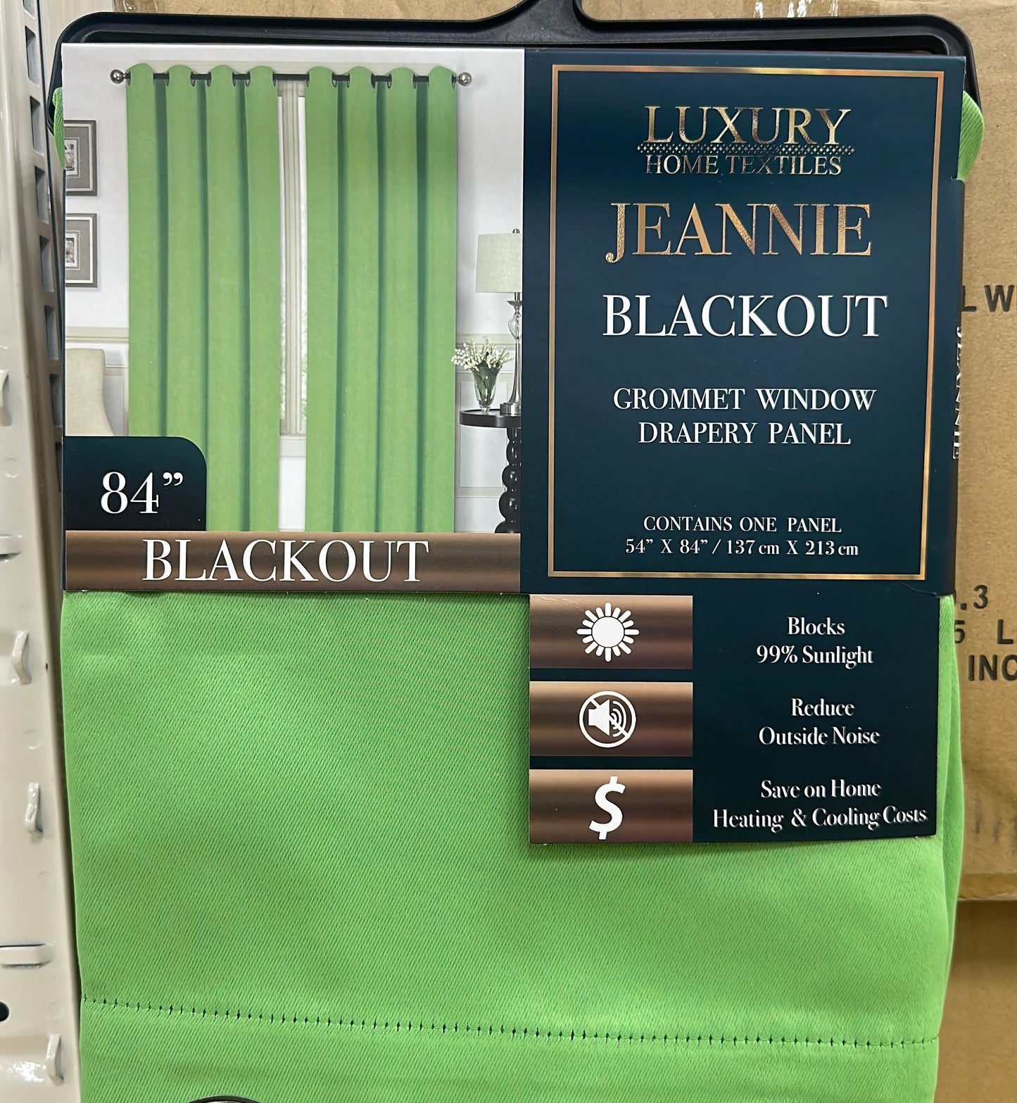 Blackout GROMMET WINDOW DRAPERY PANEL