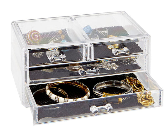 3 TIER W/4 DRAW COSMETIC AND JEWELRY  CHEST