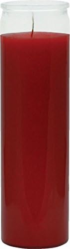 7 day All Purpose Tall Devotional Prayer Container Candle- Red