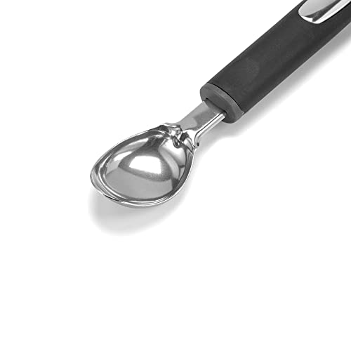 Dominion Ice Cream Scoop with Easy Grip Handle - Ice Cream Scooper - Durable Icecream Scoop for Soft & Hard Ice Cream, Cookie Dough, Gelato, Sorbet, M
