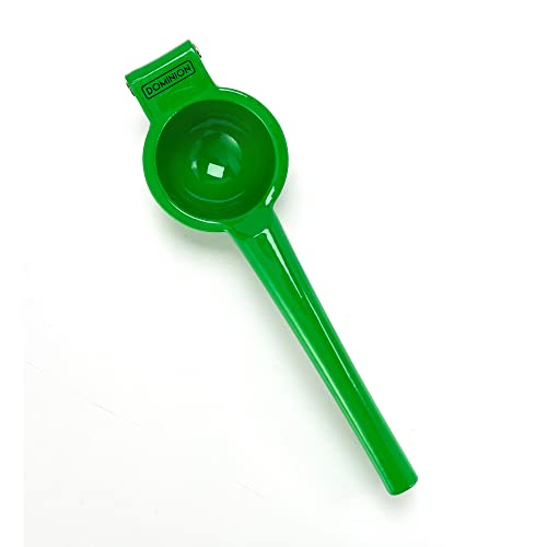 Dominion Premium Quality Metal Lime Squeezer, Citrus Juicer, Manual Press for Extracting the Most Juice Possible - Lime Juicer (Green)