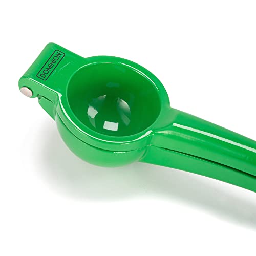 Dominion Premium Quality Metal Lime Squeezer, Citrus Juicer, Manual Press for Extracting the Most Juice Possible - Lime Juicer (Green)