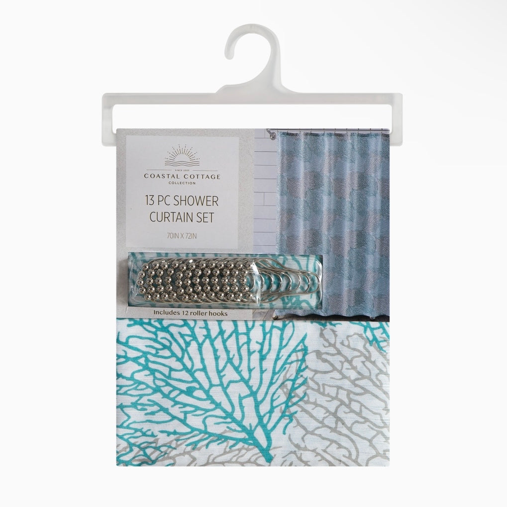 SHOWER CURTAIN 70" Width × 72" Length (178 cm × 183 cm)