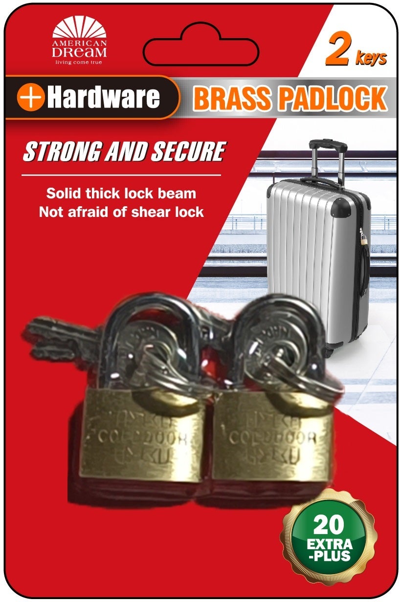 2PK 25mm/30mm Pad Lock