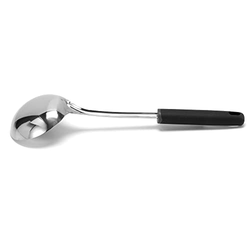 Dominion Stainless Steel Soup Ladle - Durable Rust Proof Soup Ladle with Ergonomic Handle - Soup Serving Spoon Ladles for Cooking, Gravy, Sauces, and