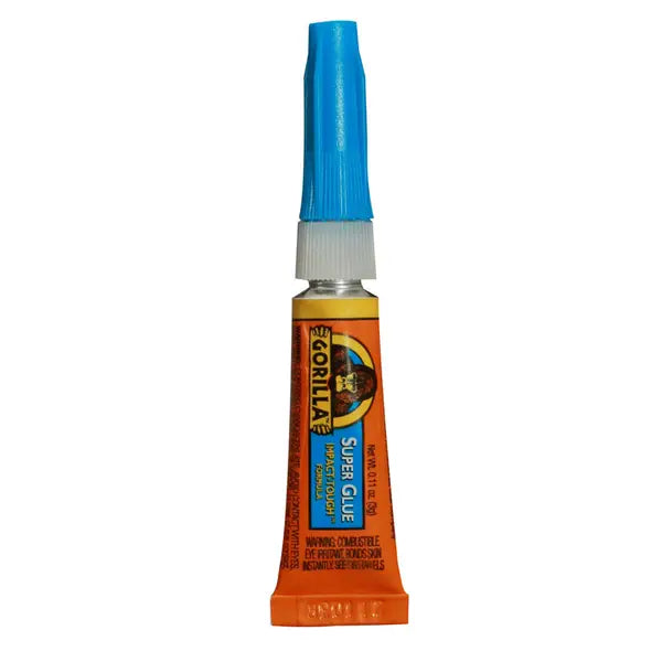 Gorilla Super Glue 0.8 Oz. Clear Sandable Plastic Glue/Epoxy
