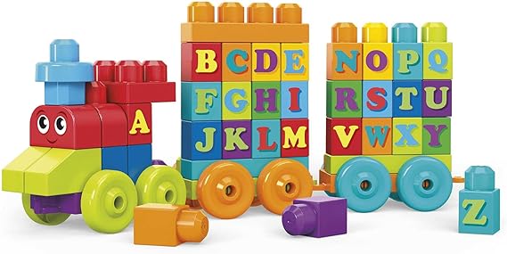 MEGA BLOCKS Fisher-Price ABC Blocks Building Toy for Toddlers
