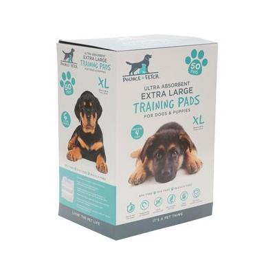 Pounce + Fetch Extra Large Ultra Absorbing Dog Training Pads, 50 Count