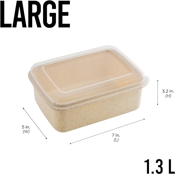 Simplify Natural Food Storage Containers - 6 Pieces