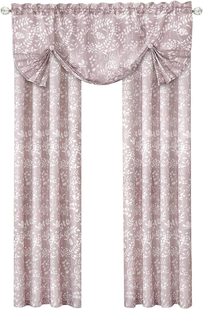 Achim Home Furnishings Charlotte Rod Pocket Panel - 52x84 - Blush