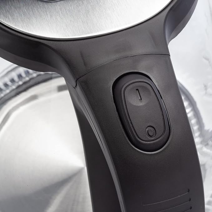 1.7 Qt. Electric Tea Kettle | Stainless Steel & Glass