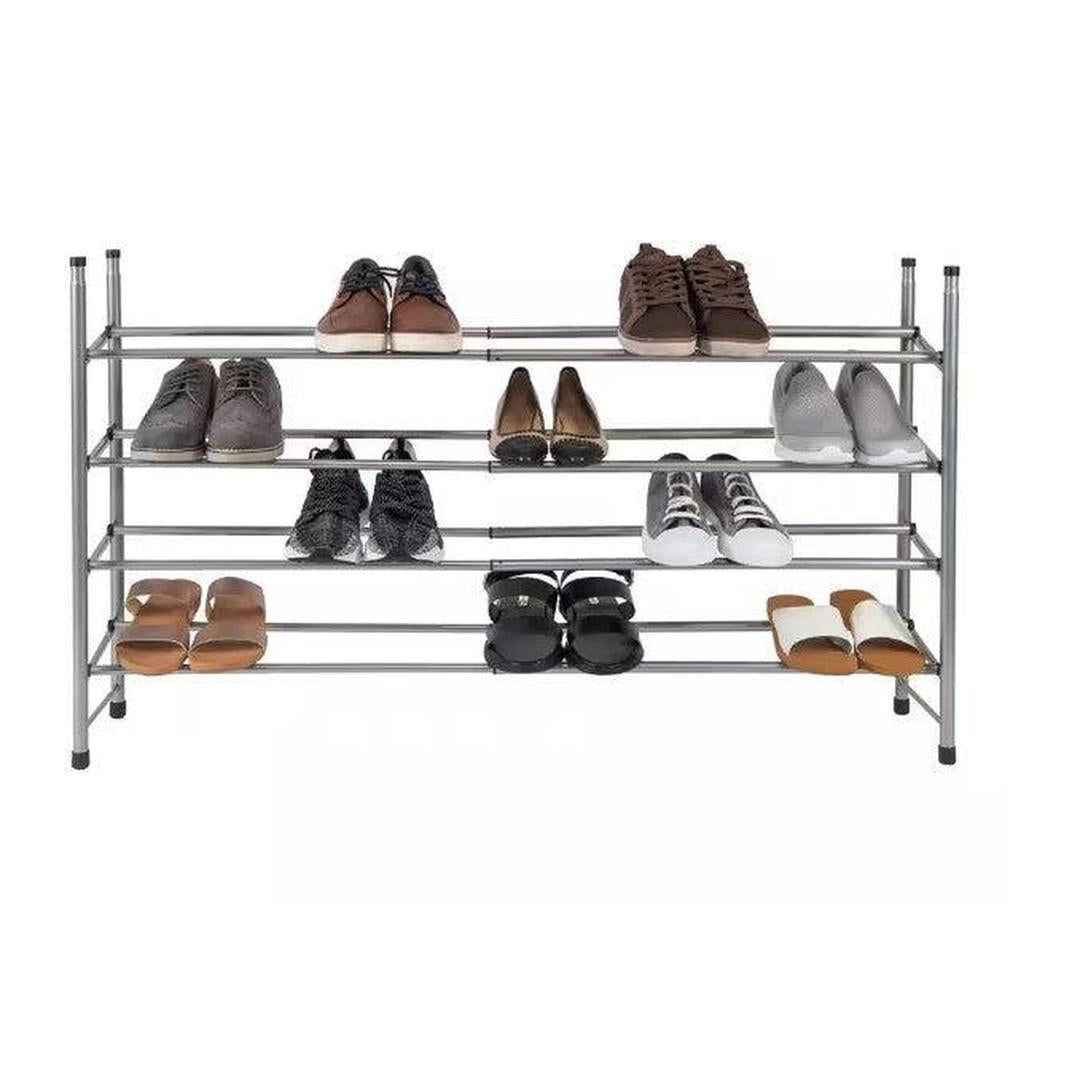 4-TIER EXPANDABLE SHOE RACK 12-24 PAIRS