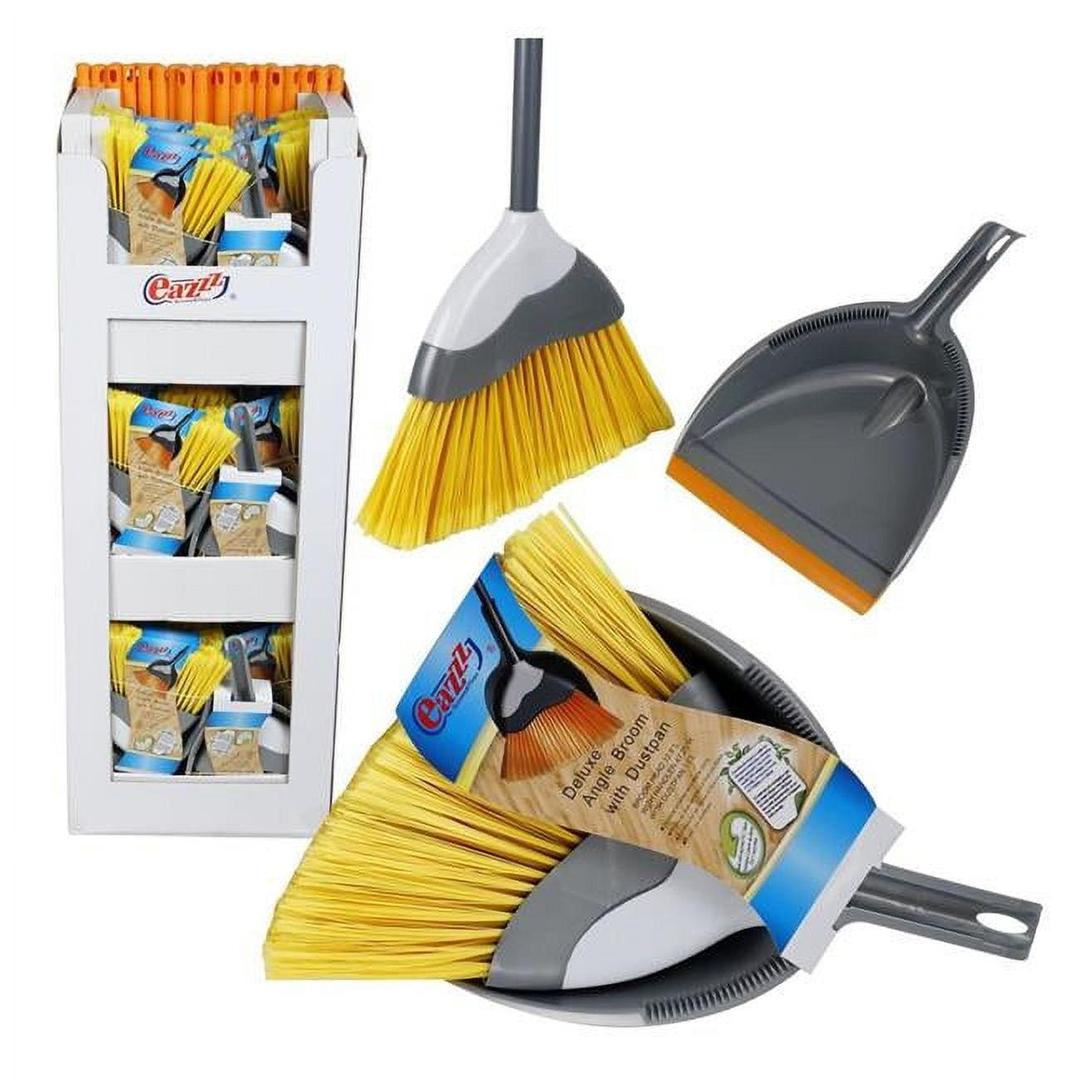 DELUX ANGLE BROOM W/DUSTPAN