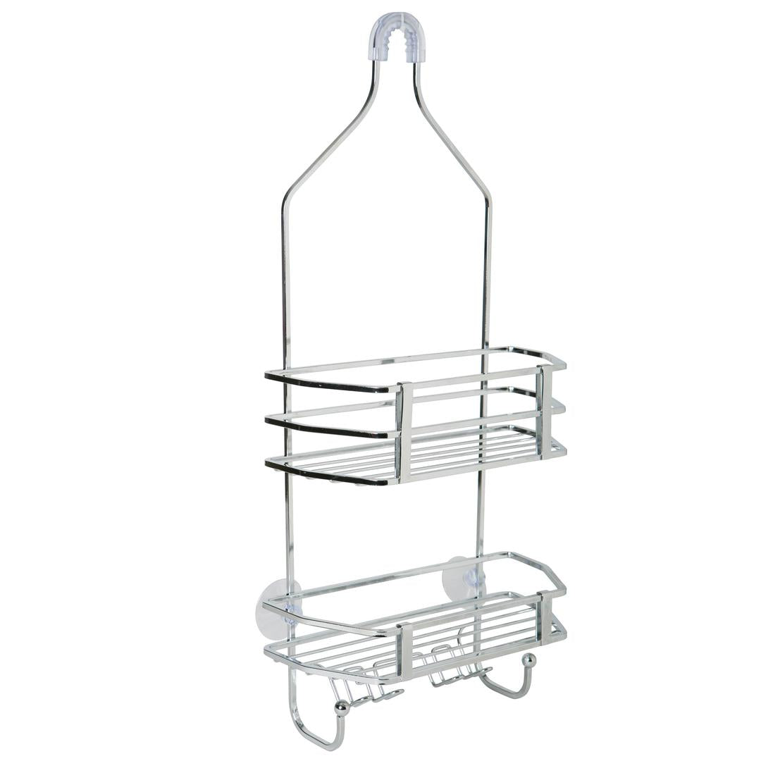 Bath Bliss Moderno Shower Caddy in Chrome