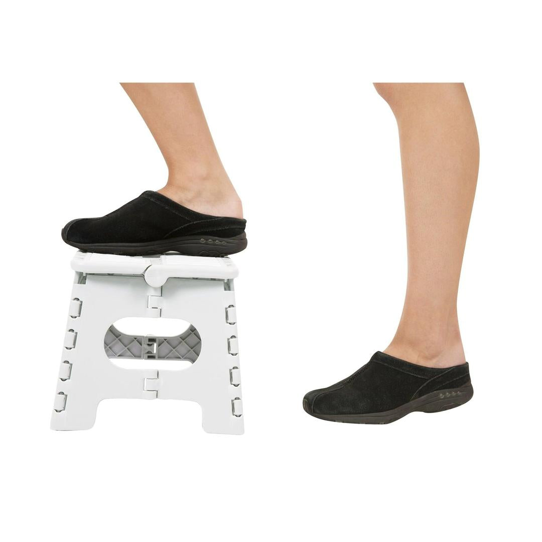 23660-FOLD STEP STOOL STRIPE 9INCH ASST.
