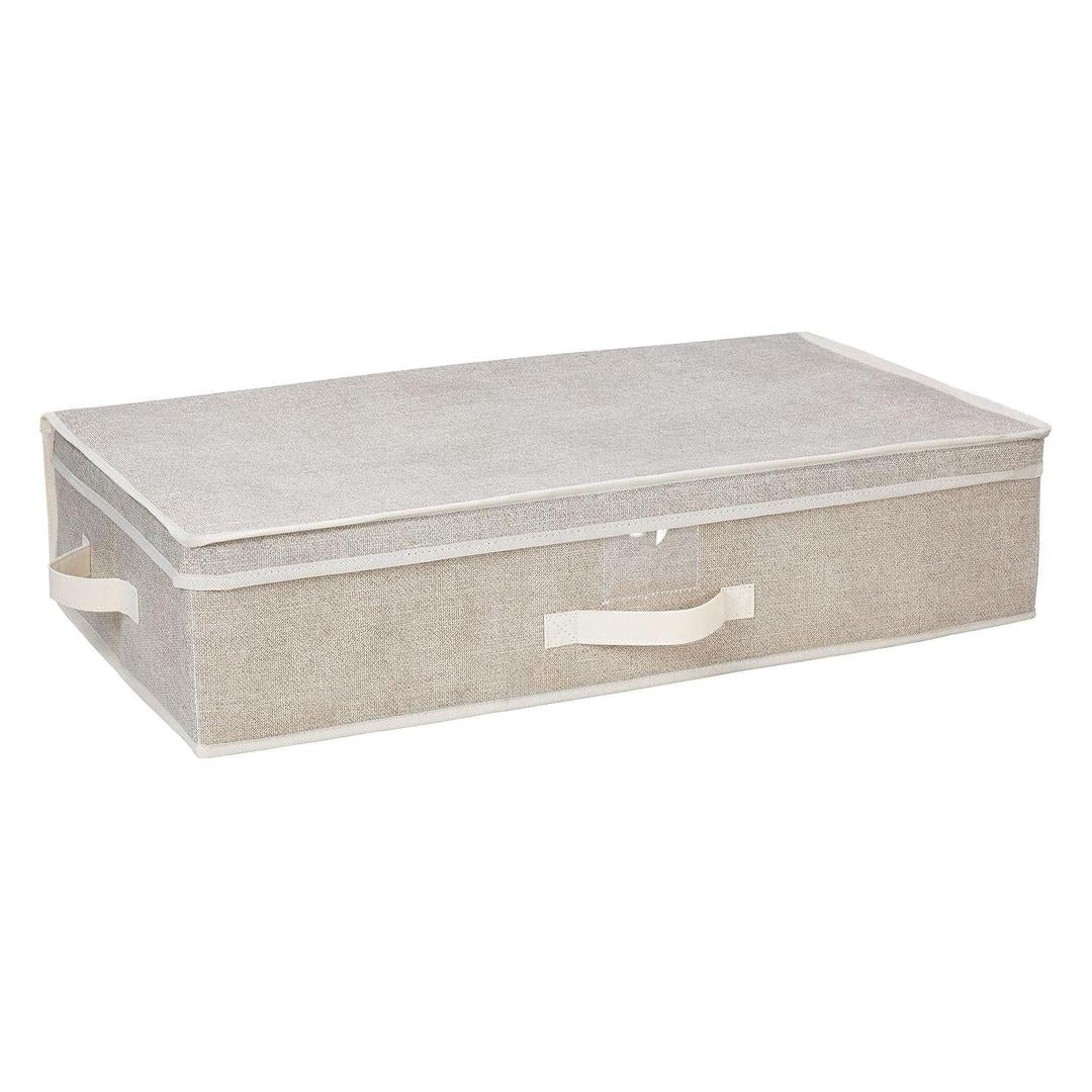 Simplify Under the Bed Storage Box - Faux Jute
