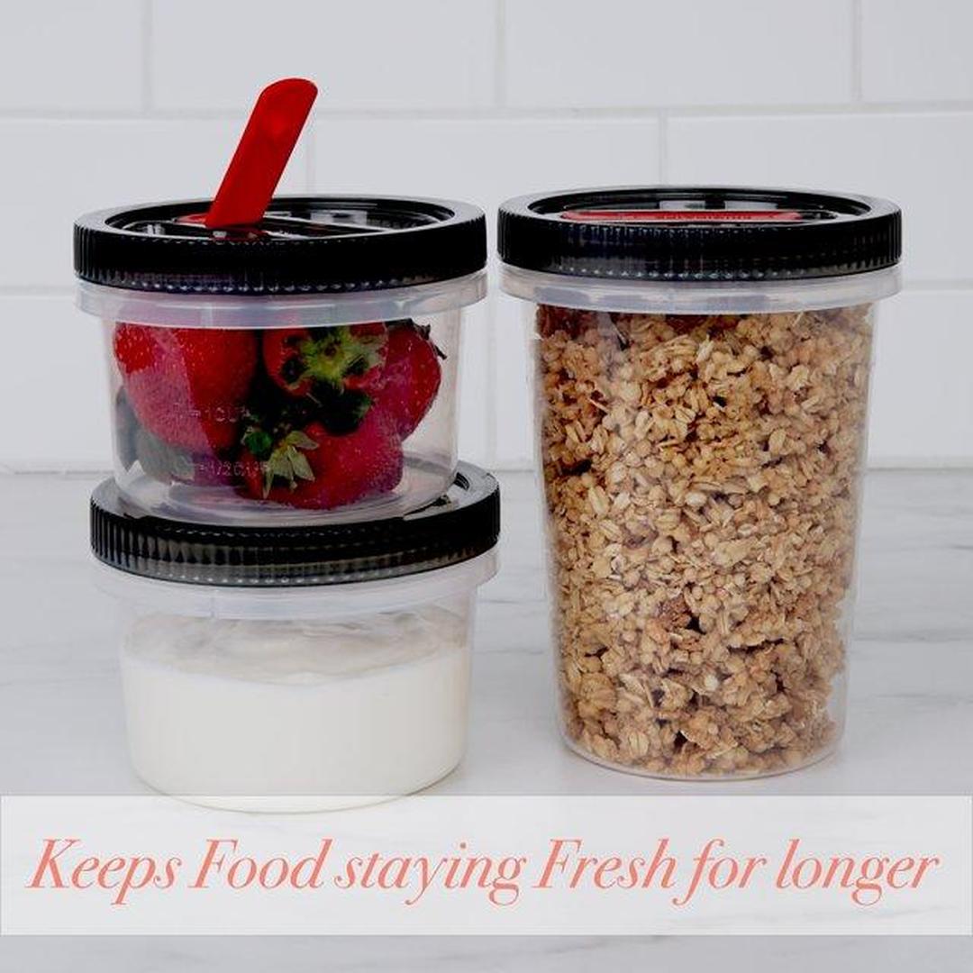Kitchen Details 20 Piece 16oz Food Storage Canister Set