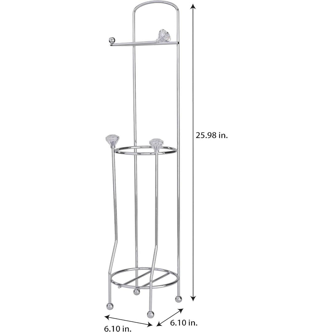 Bath Bliss Toilet Paper Reserve & Dispenser, Chrome