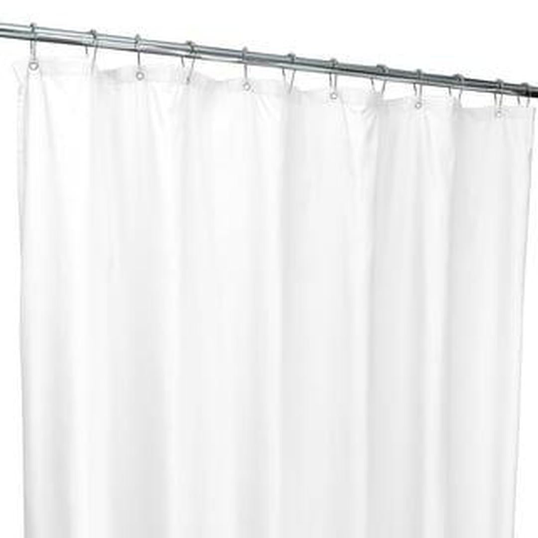 Bath Bliss 70" x 72" Mildew Resistant PVC Bathroom Shower Liner, Clear