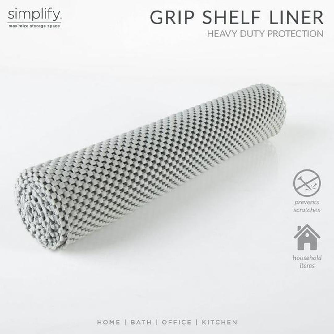 Simplify 5FT Roll Heavy Duty Grip Liner in Grey PVC