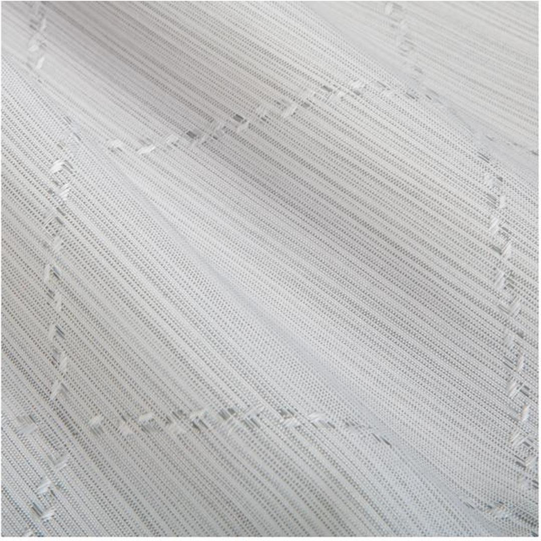 Elle Home Jacquard Weave Diamond Design Polyester Shower Curtain, 70" x 72", Gray