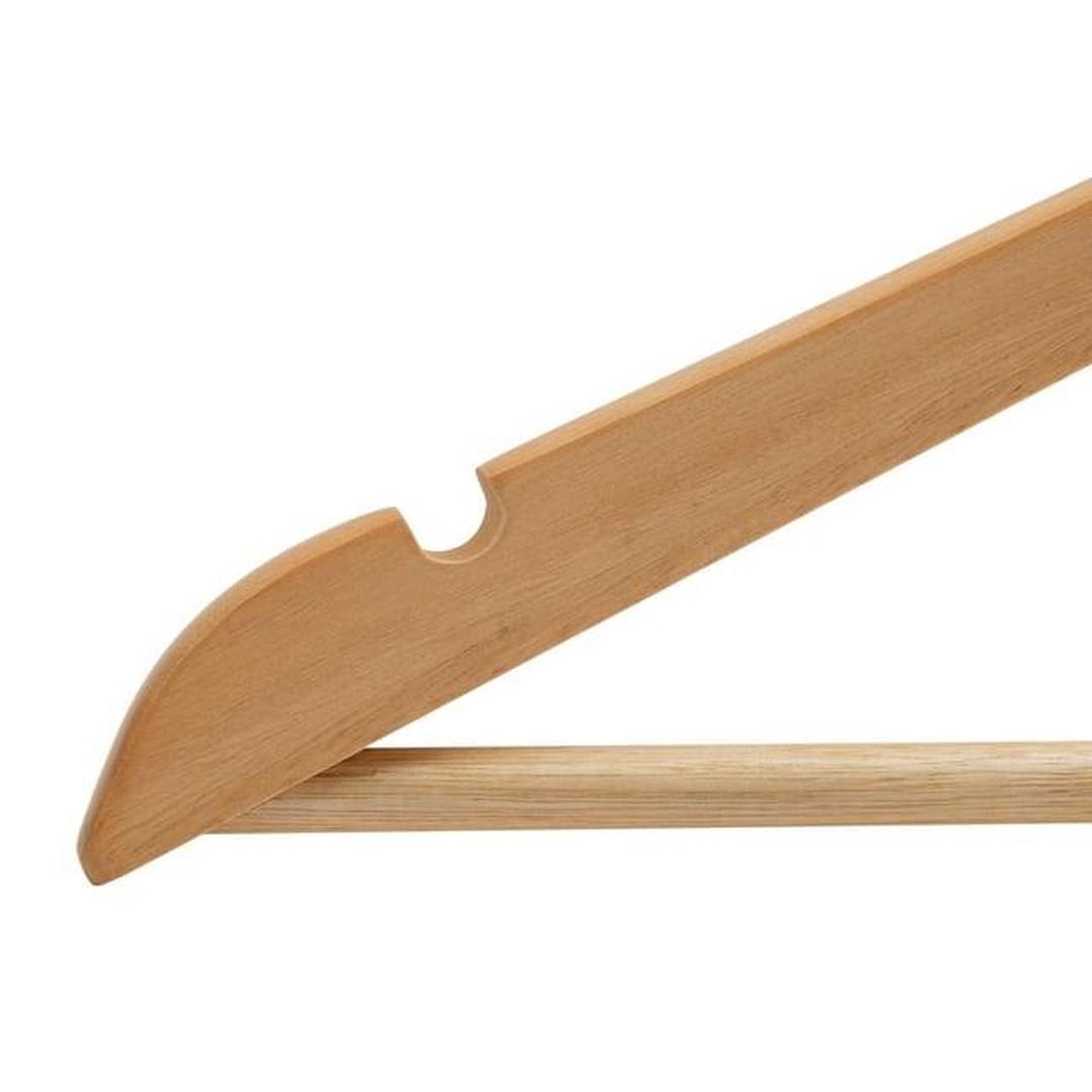 Organize It All 5 Pack Solid Wood Hangers