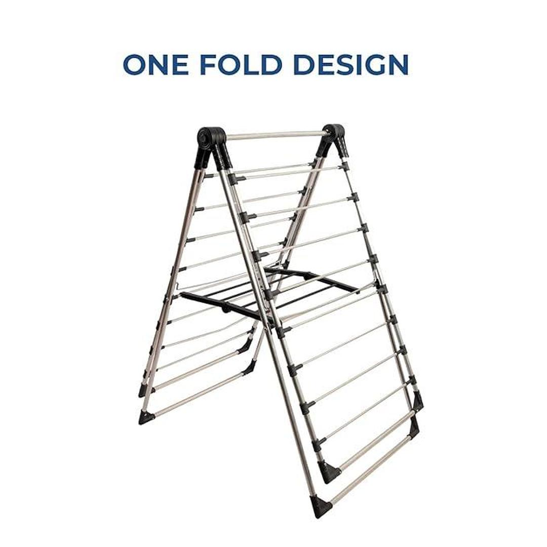 Perilla Butterfly Shaped Cloth Drying Rack with Shoe Drying Space (Mega)