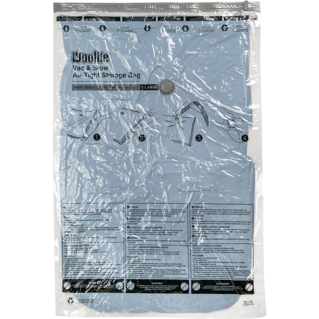 Woolite Nylon Airtight Vacuum Storage Bag - X-large (Set of 2)