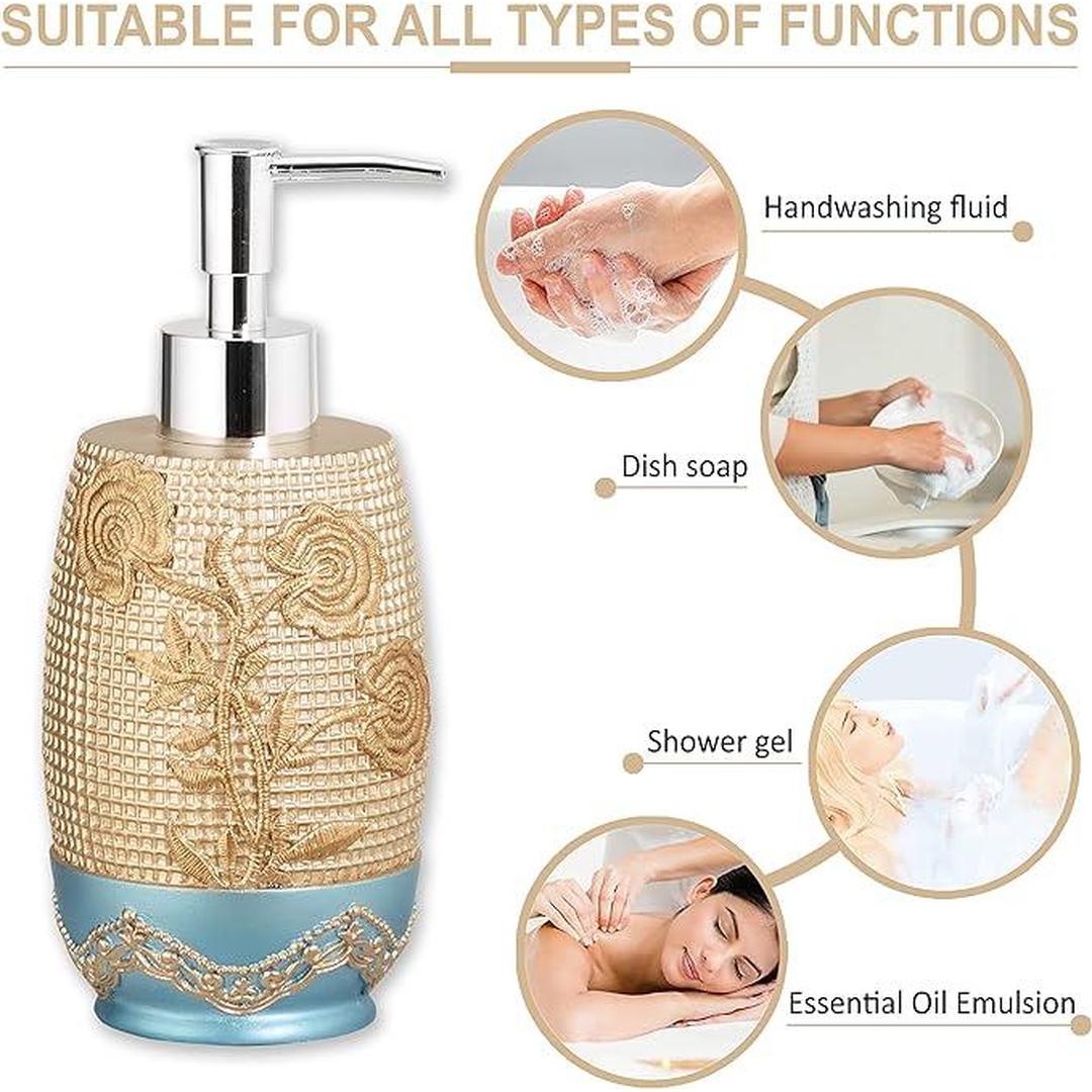 Popular Bath Ombre Rose, Blue, Lotion Pump