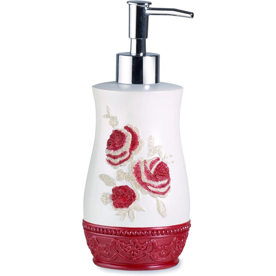 Popular Bath Blossom Rose, Lotion Pump, Burgundy