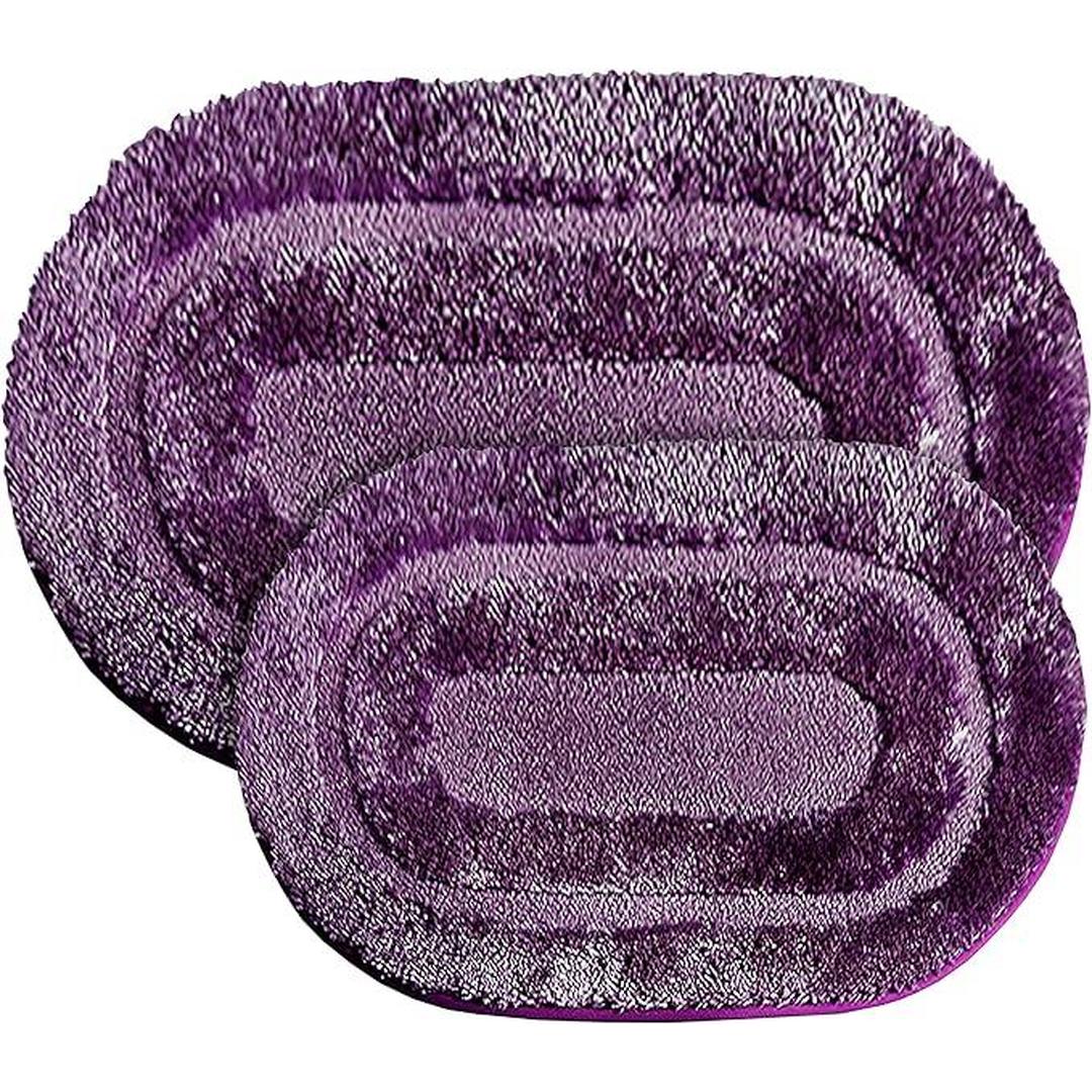 Popular Bath Bath Rug, Pearl Collection, 2-Piece Set, Purple