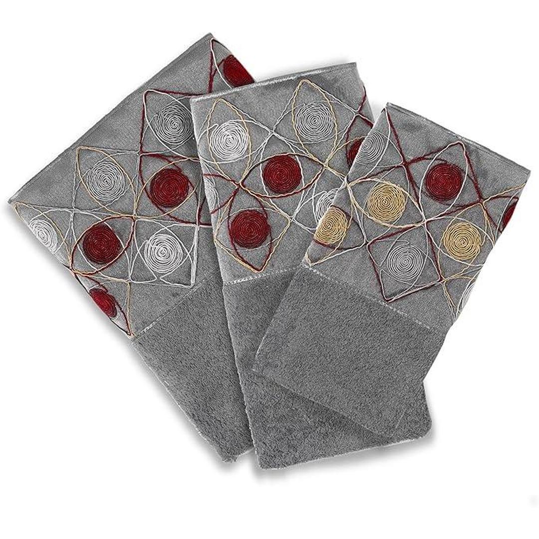 Popular Bath Sedona Collection, Towel Set, Grey