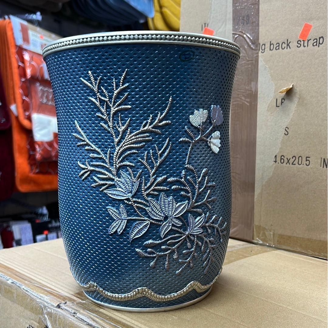 Popular Bath Capri Collection, Waste Basket, Slate Blue