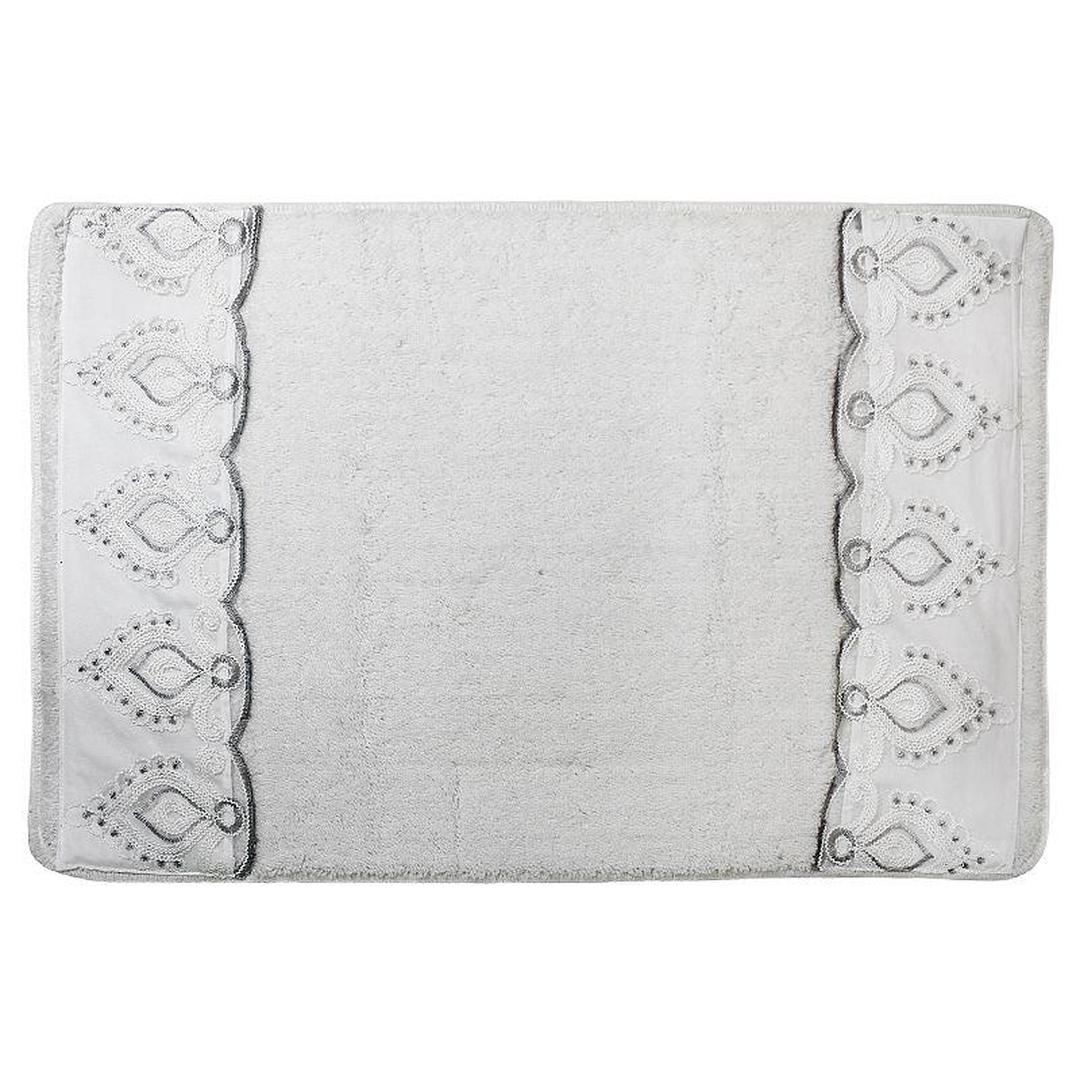 Popular Bath Collection Monaco, Bath Rug, White