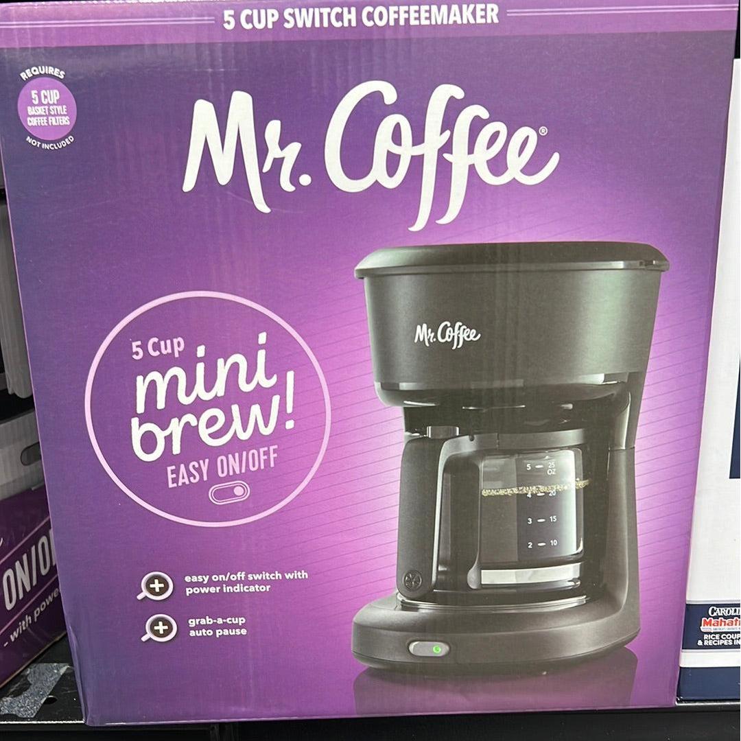 Mr. Coffee 5-cup Switch Coffee Maker - Black