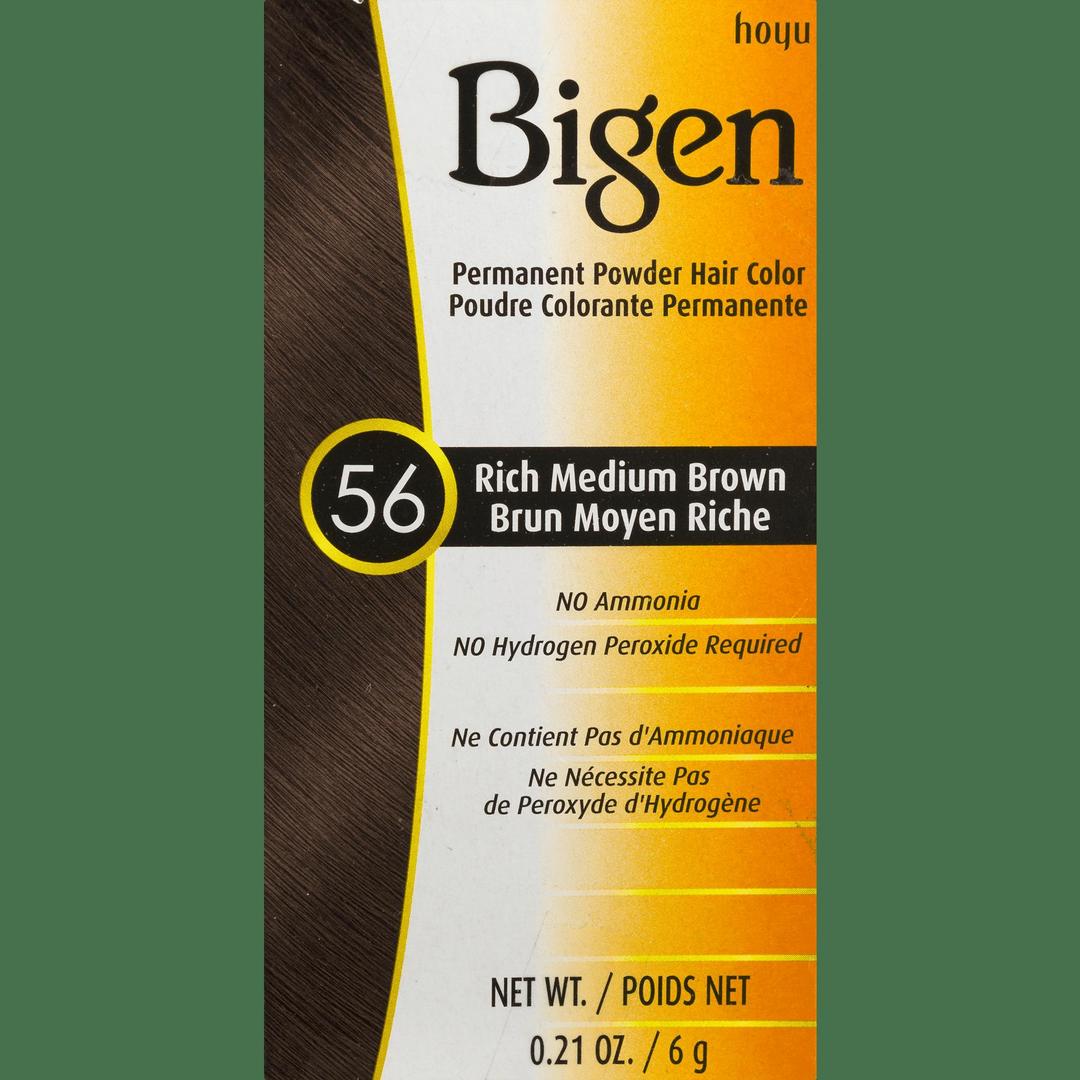 Bigen Permanent Powder Haircolor (Color : Rich Medium Brown #56)