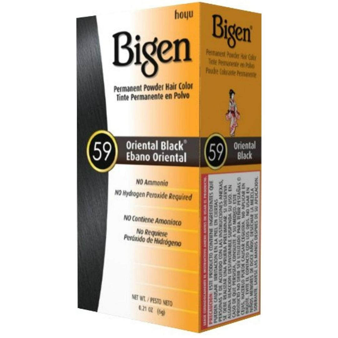 Bigen Permanent Powder Hair Color, Oriental Black 59
