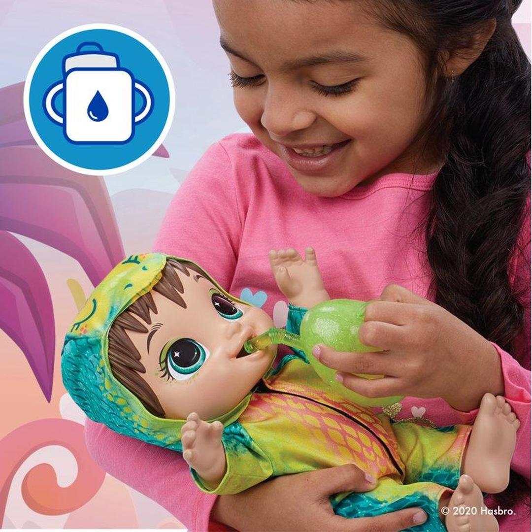 Baby Alive Dino Cuties Doll (Brown Hair)