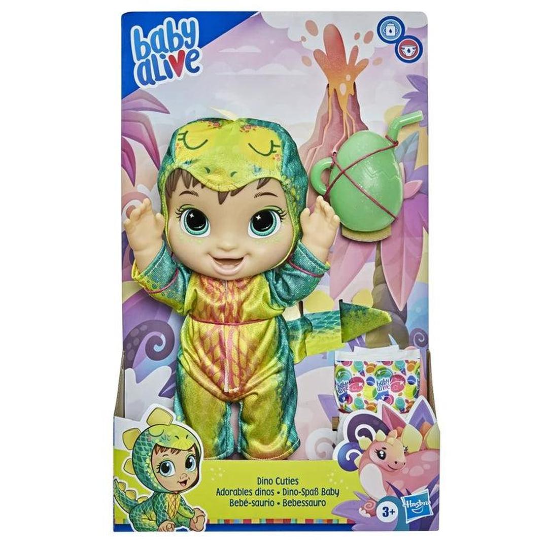 Baby Alive Dino Cuties Doll (Brown Hair)