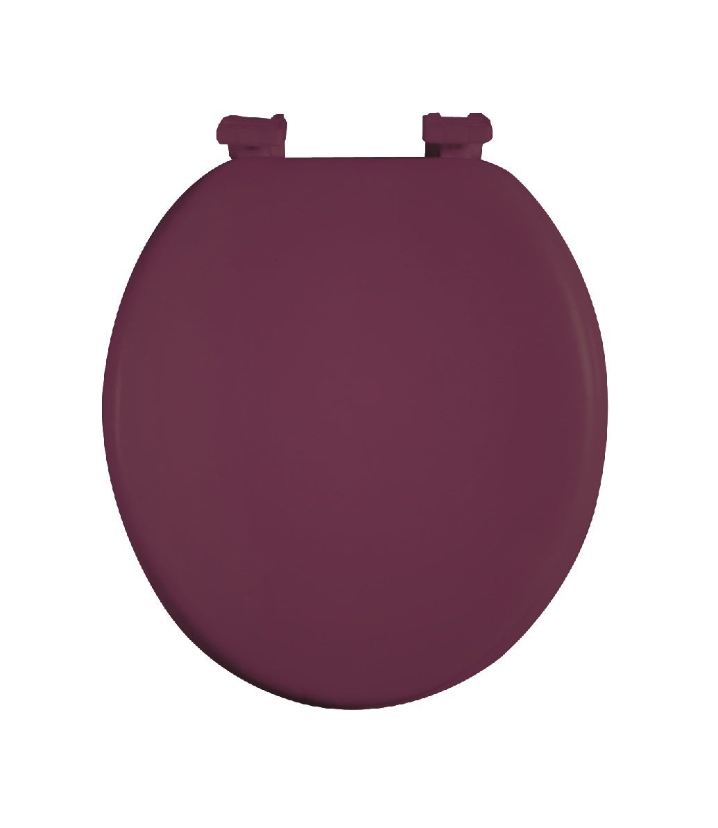 Burgundy Plain Heavy Duty Soft Toilet Seat