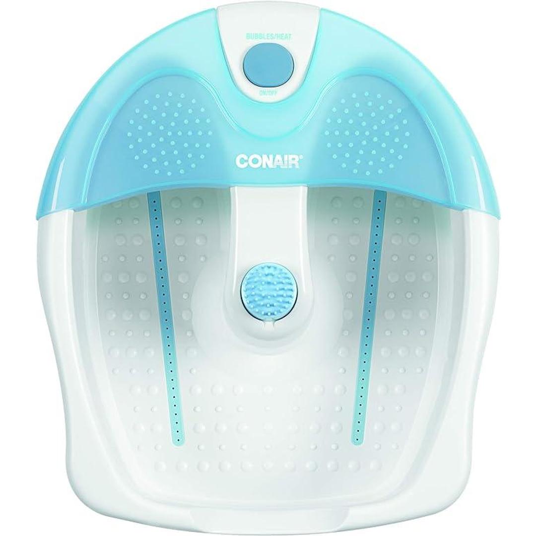 Conair Pedicure Foot Spa with Bubbles and Pinpoint Massage Attachment