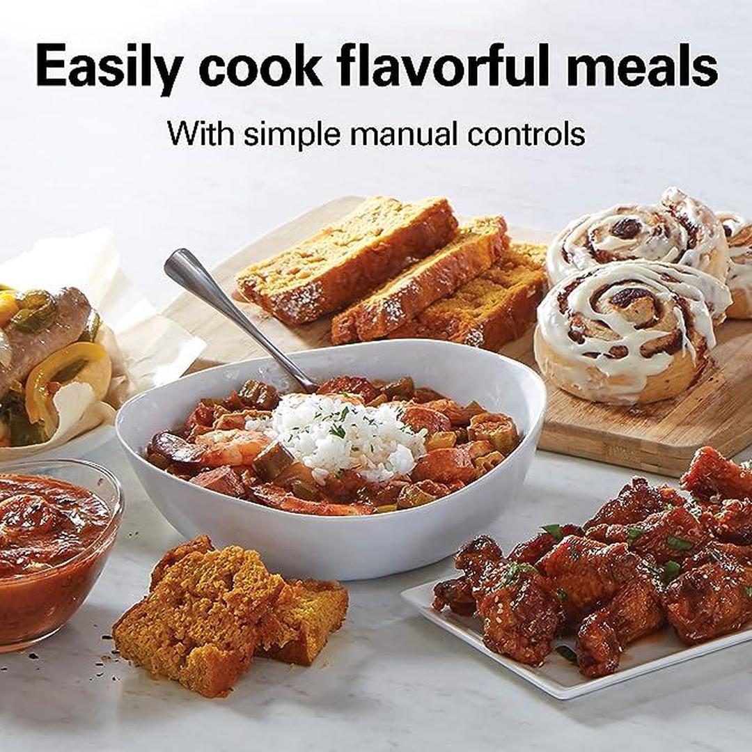 Hamilton Beach 4-Quart Slow Cooker with 3 Cooking Settings