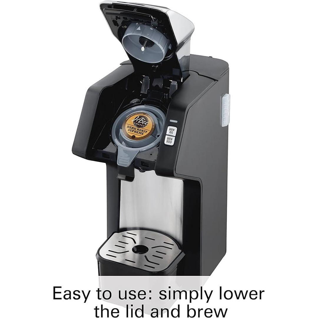 Hamilton Beach 49979 FlexBrew Single-Serve Coffee Maker Compatible with Pod Packs and Grounds