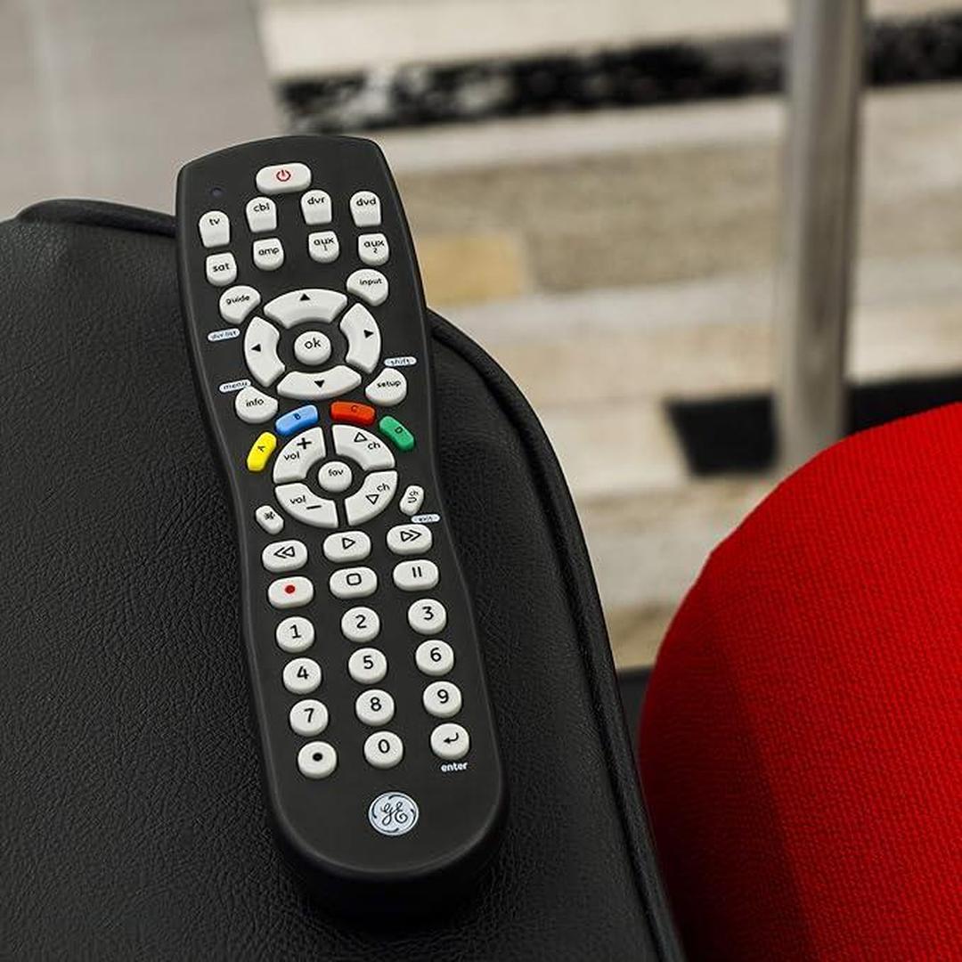 GE 34929 8-Device Universal Remote, Black