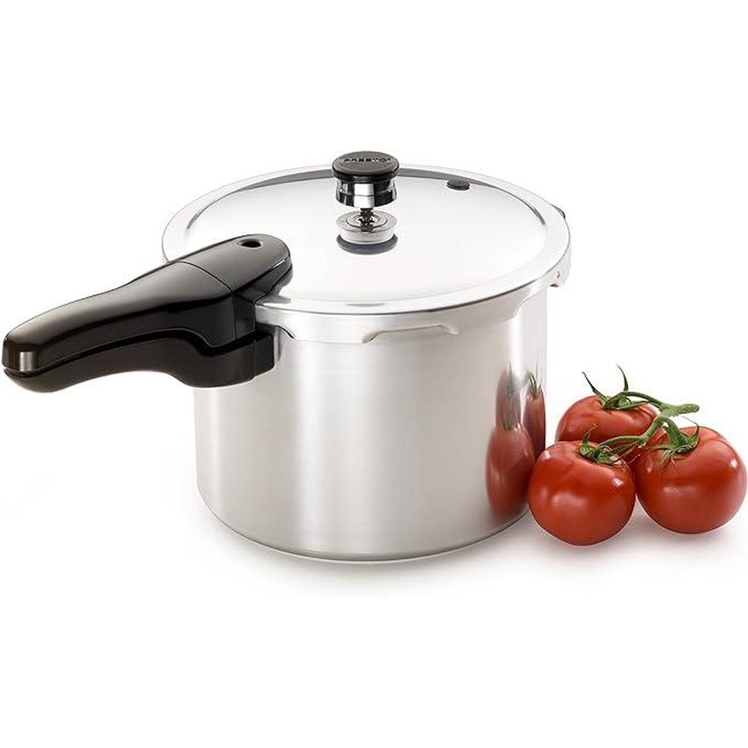 Presto 01264 6-Quart Aluminum Pressure Cooker, Silver