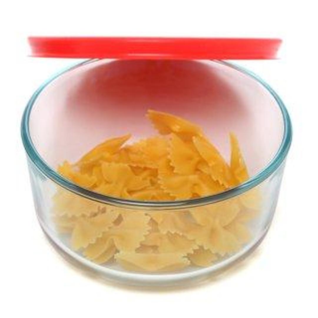 Pyrex 2-Cup Glass Food Storage Set with Lids Fine 6-Piece Clear