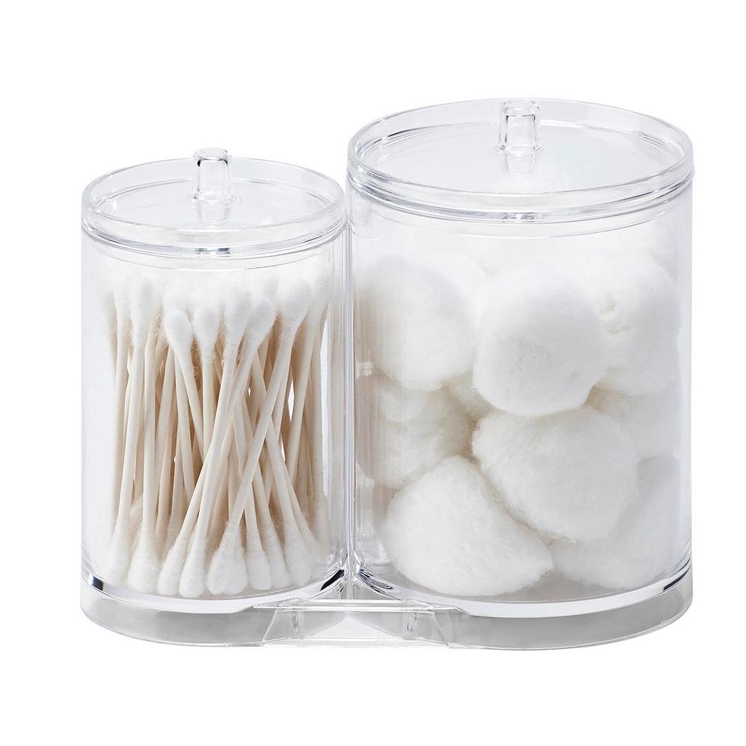 ACRYLIC COTTON BALL AND SWAB HOLDER